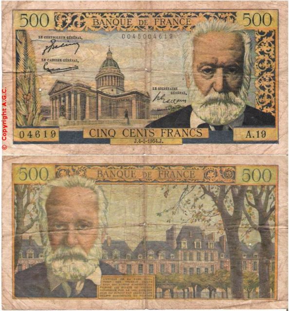 500 Francs Victor HUGO type 1953.jpg